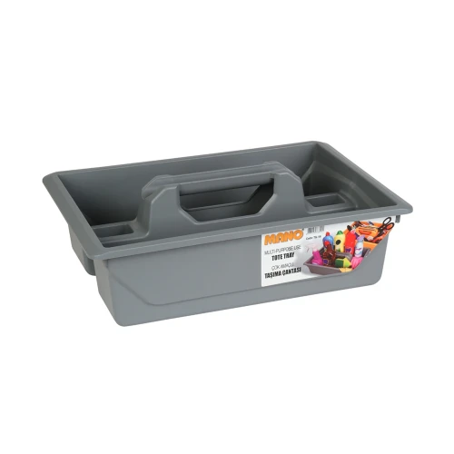 صندوق منظم أدوات محمول مانو رمادي